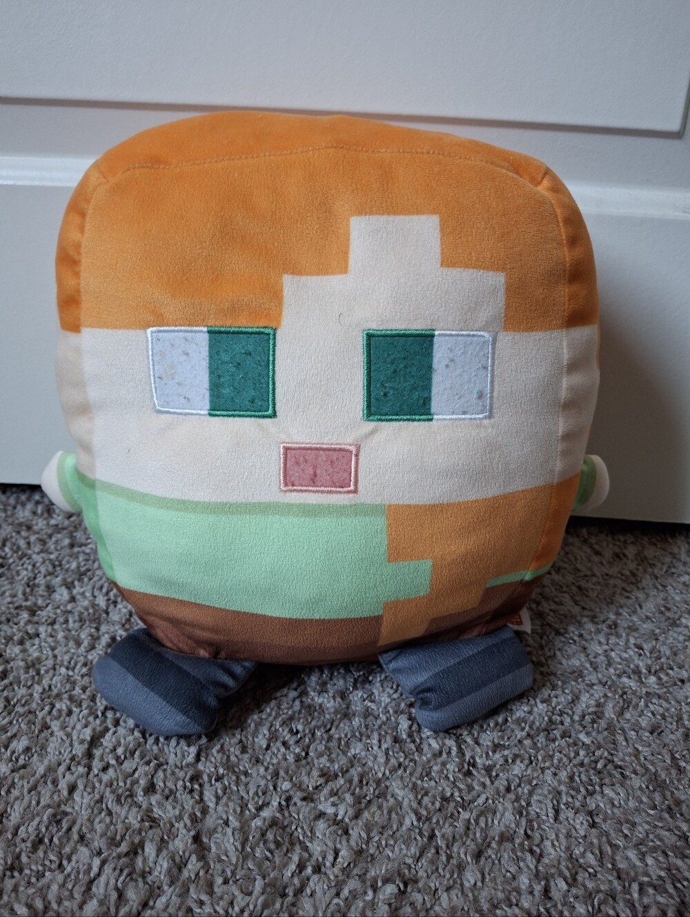 Minecraft Cuutopia Alex Plush 10in Character Pillow Toy Collectible Mattel
